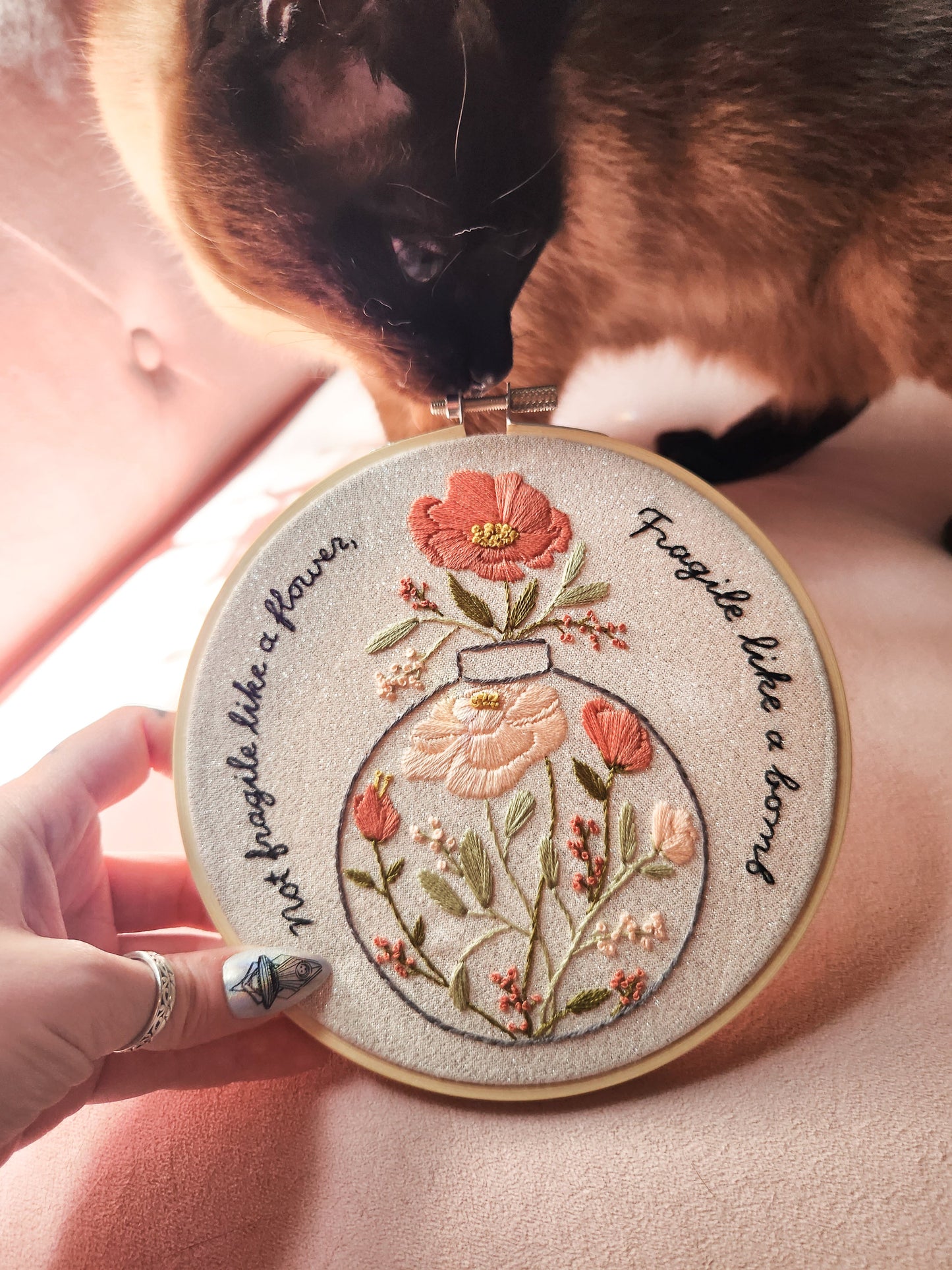 Fragile Like a Bomb Beginner Embroidery Kit