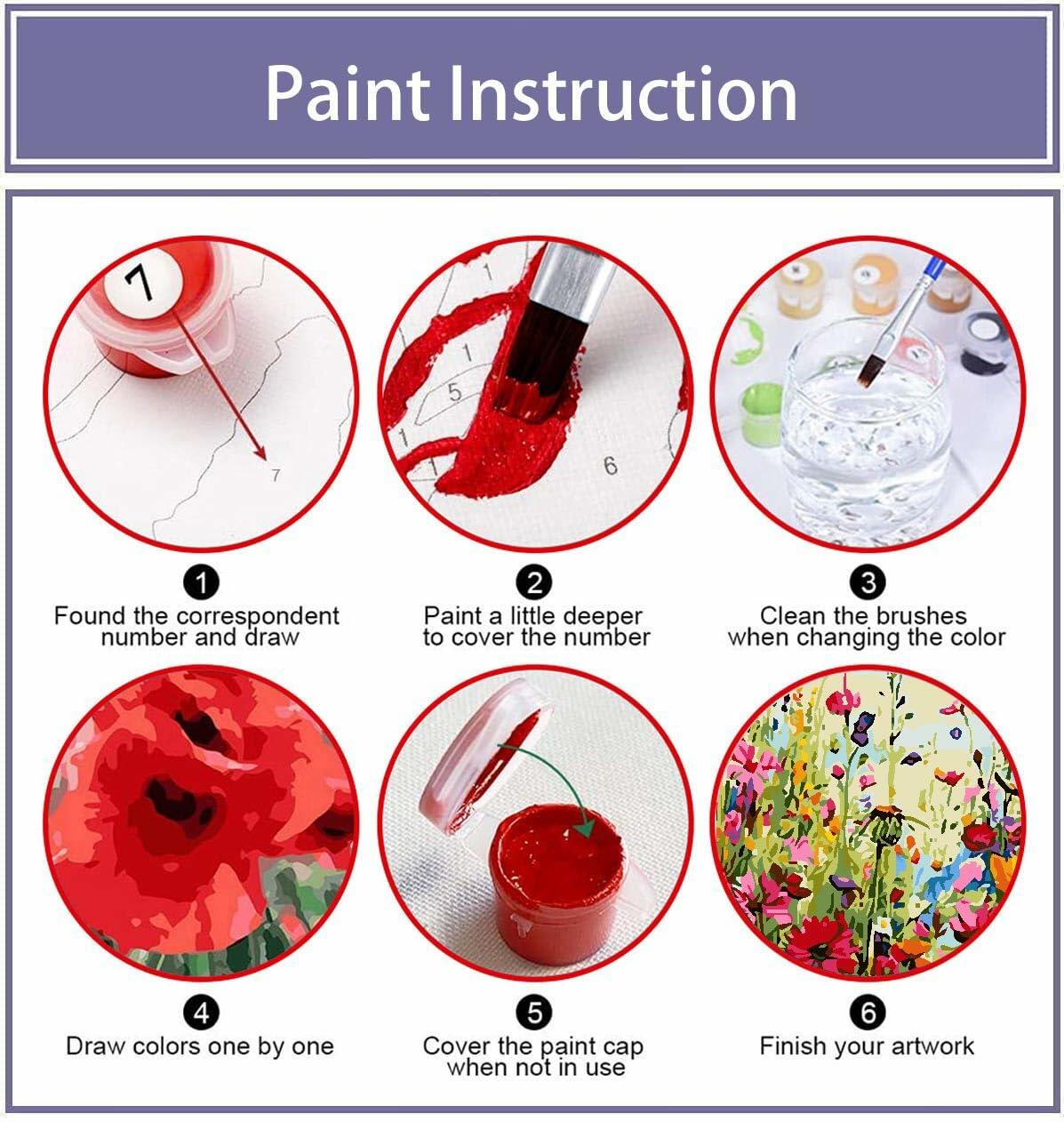 Wildflowers by the Sea Paint By Number Kit