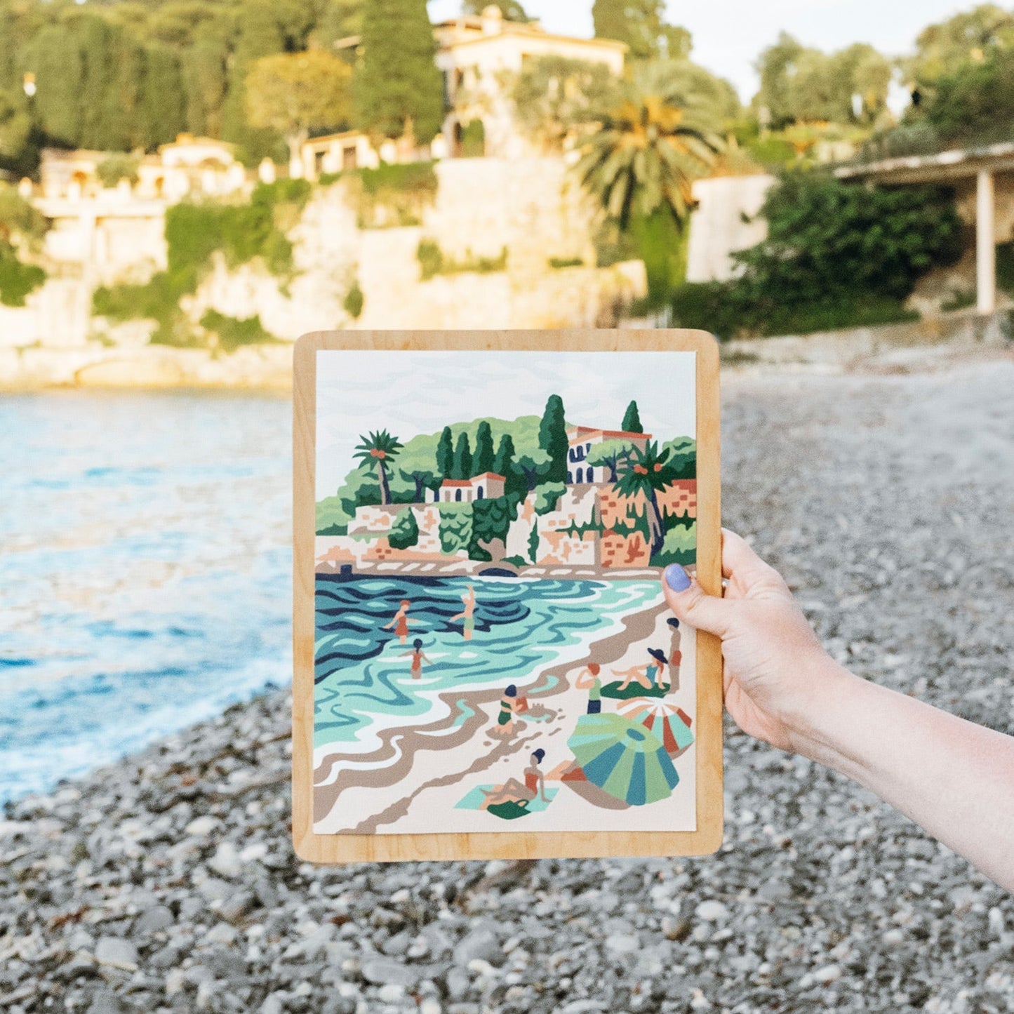 French Riviera Romp Paint-by-Number Kit