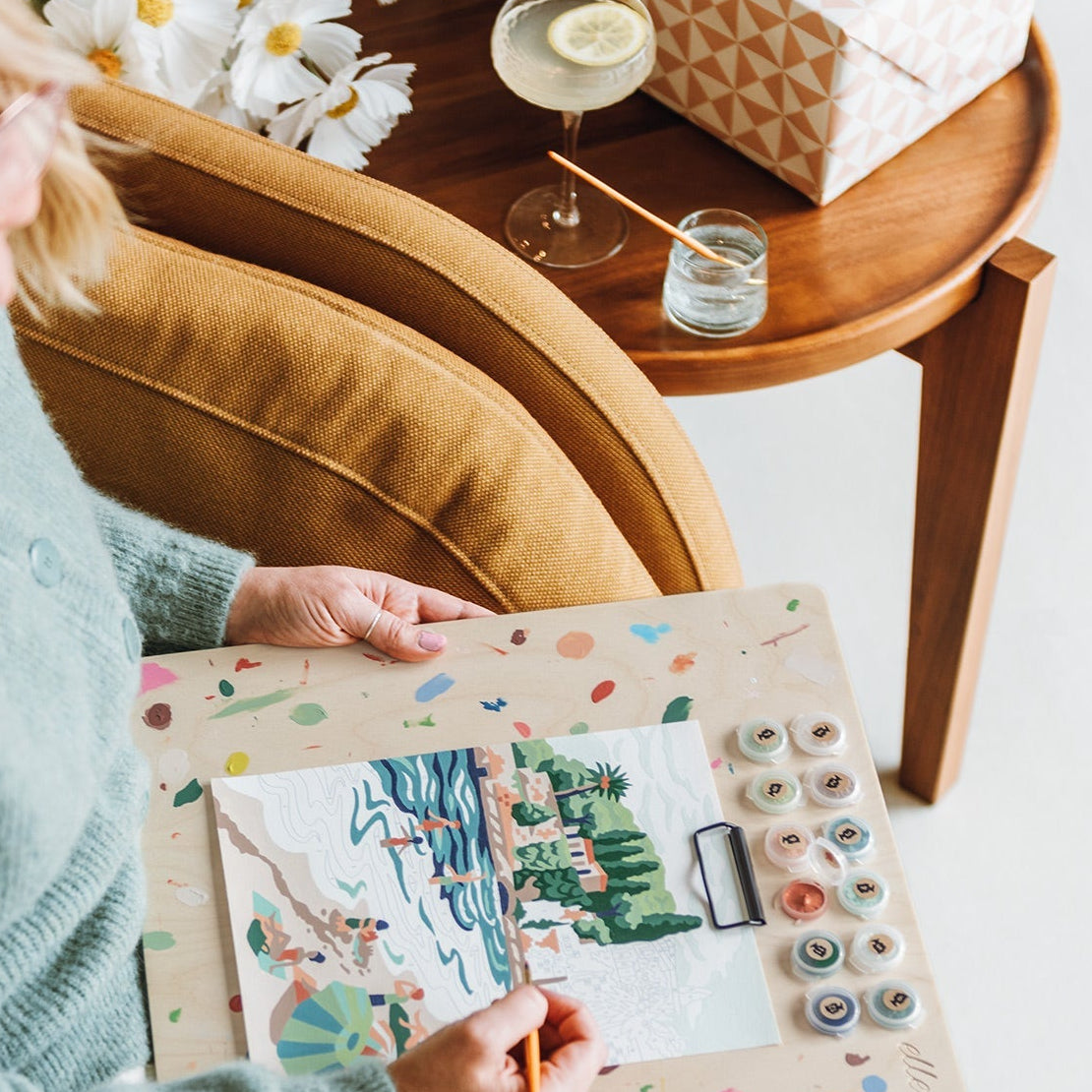 French Riviera Romp Paint-by-Number Kit