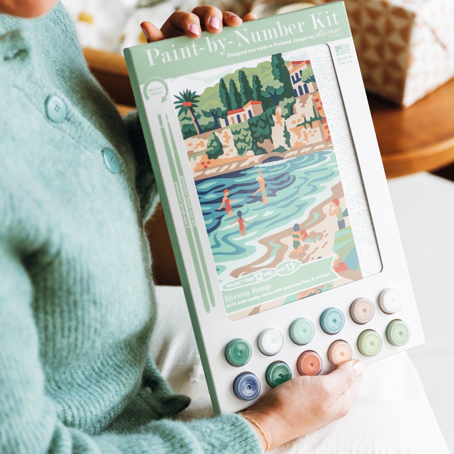 French Riviera Romp Paint-by-Number Kit