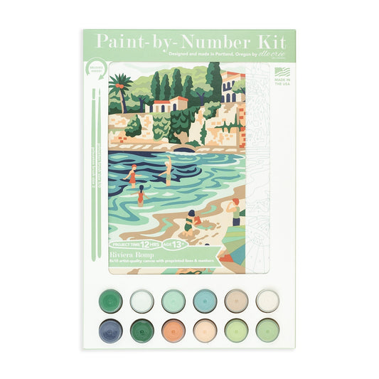 French Riviera Romp Paint-by-Number Kit