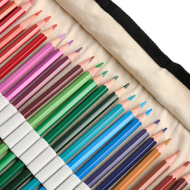 Watercolor Pencils Canvas Rollup