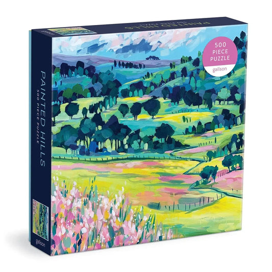 Painted Country Hills 500 Piece Jigsaw Puzzle Galison