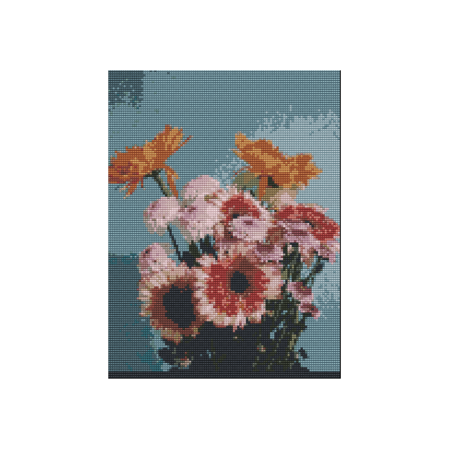Artistic Wildflower Still Life Diamond Painting Kit
