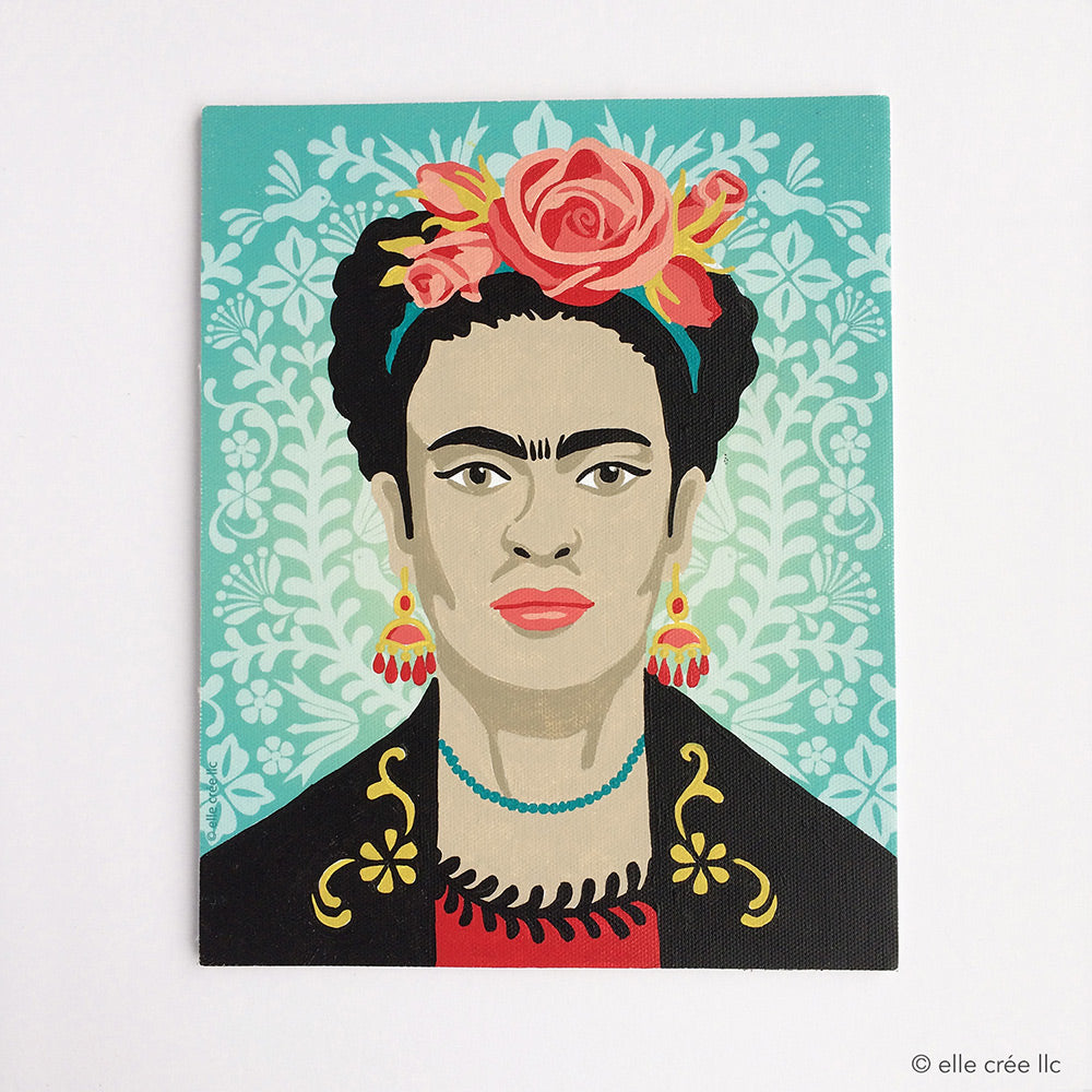 Frida with Flowers Paint-by-Number Kit