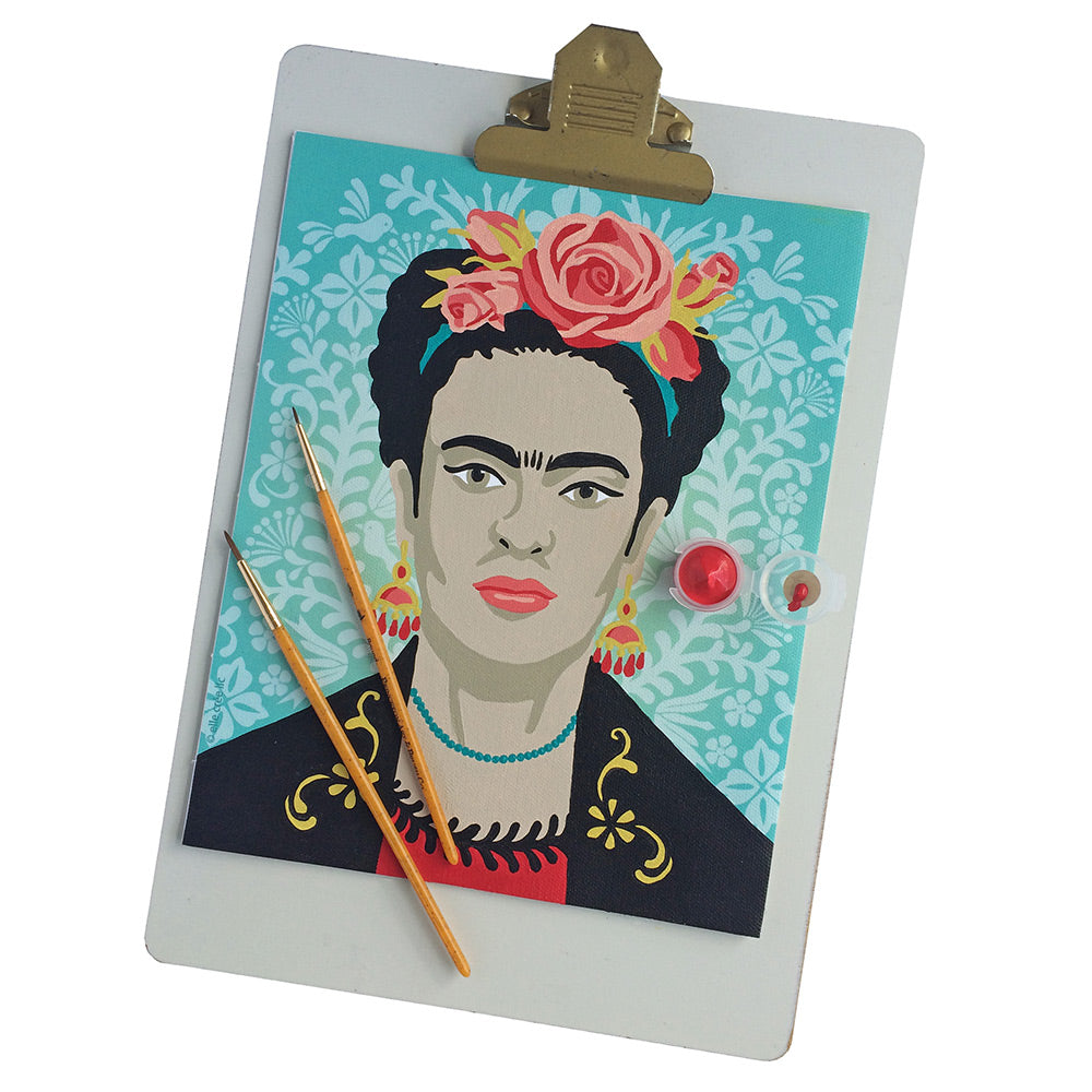 Frida with Flowers Paint-by-Number Kit