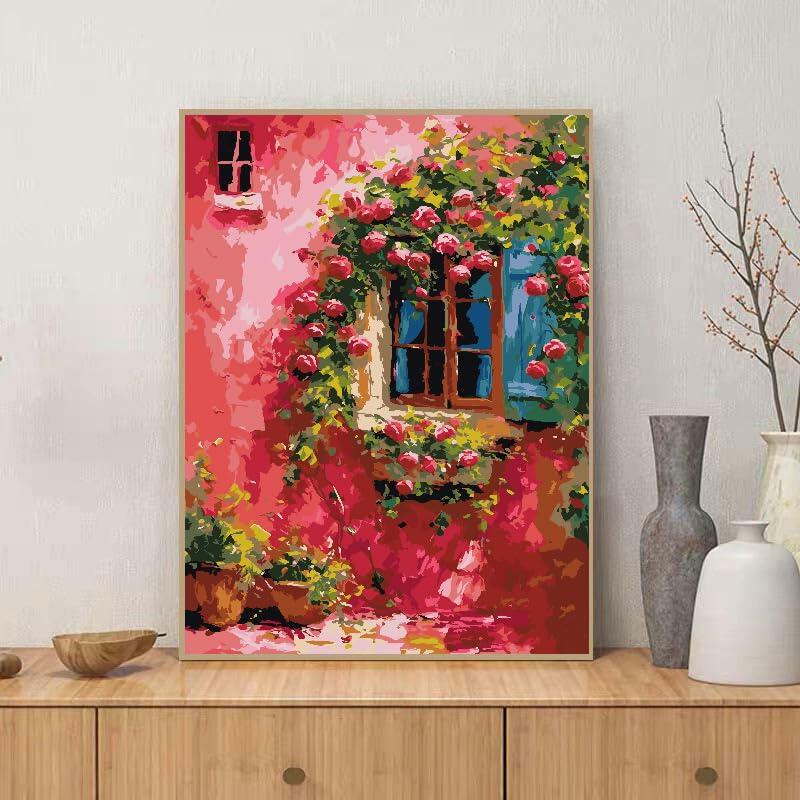 Italian Window Garden Paint-by-Number Kit