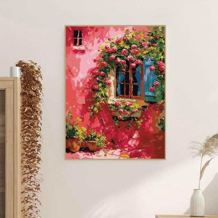 Italian Window Garden Paint-by-Number Kit