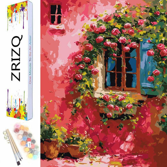 Italian Window Garden Paint-by-Number Kit