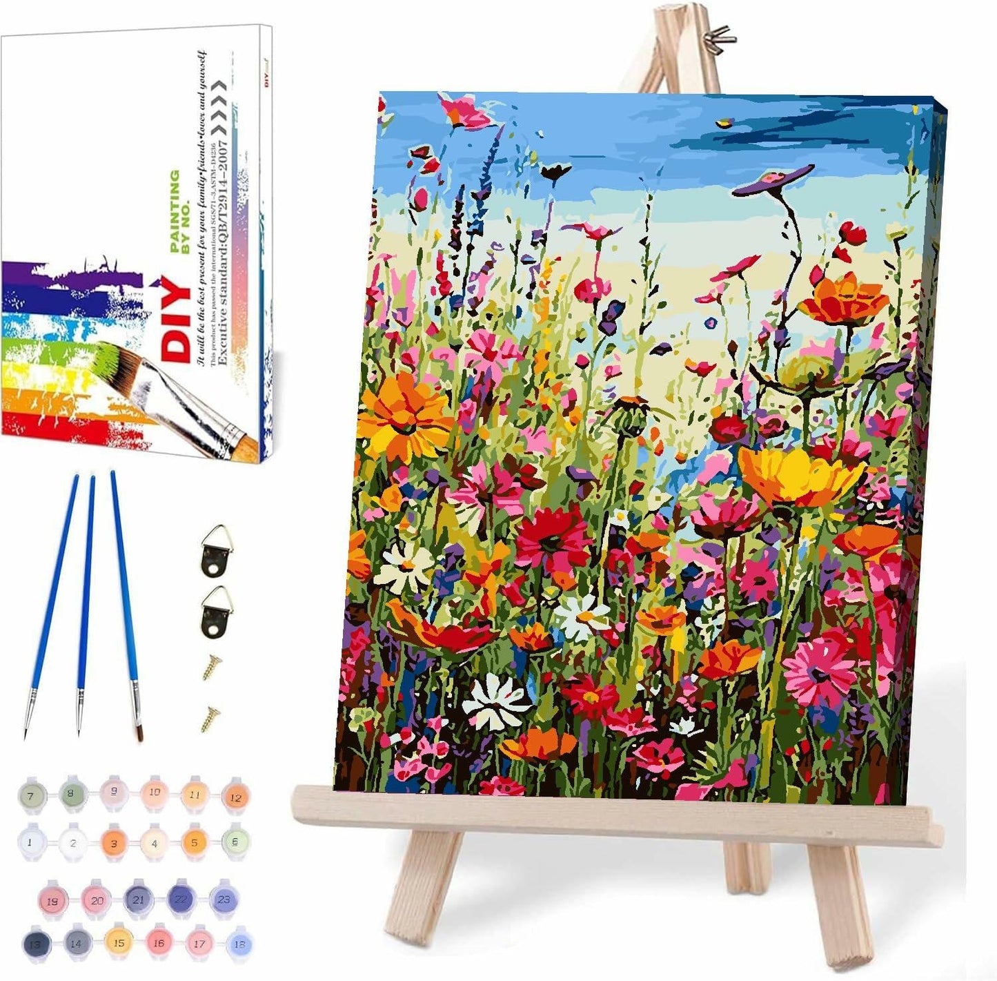 Wildflowers by the Sea Paint By Number Kit