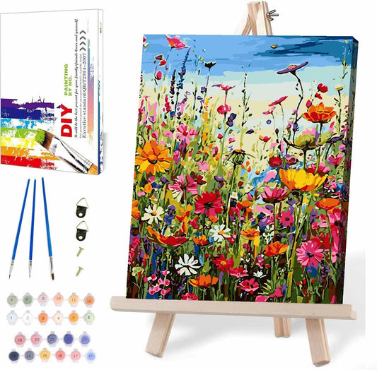 Wildflowers by the Sea Paint By Number Kit