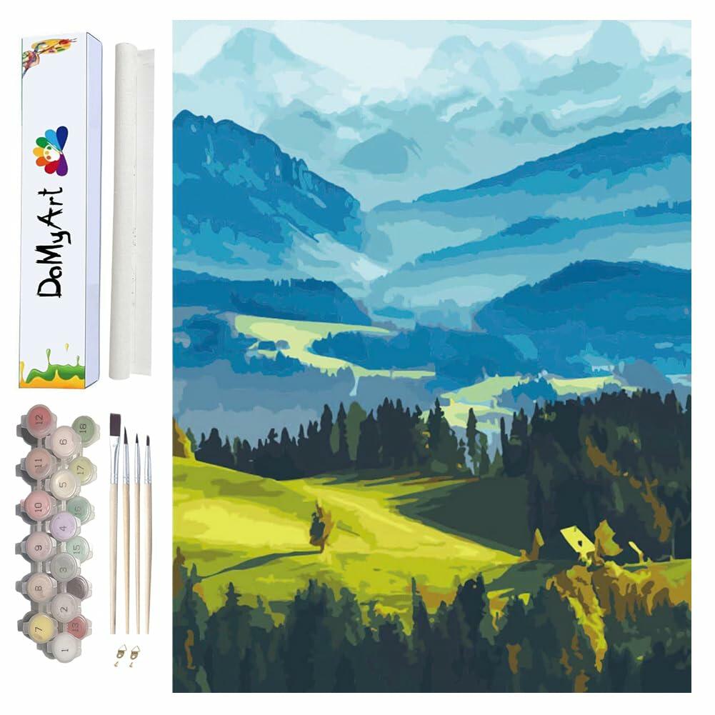 Mountain View Paint-by-Number Kit